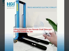 Thiết bị nâng 1ton Remote Small Telescopic Portable Forklift để bán