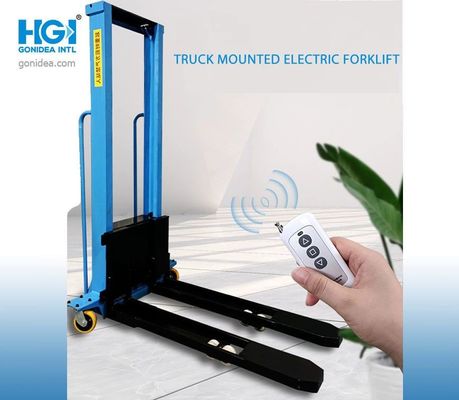Thiết bị nâng 1ton Remote Small Telescopic Portable Forklift để bán