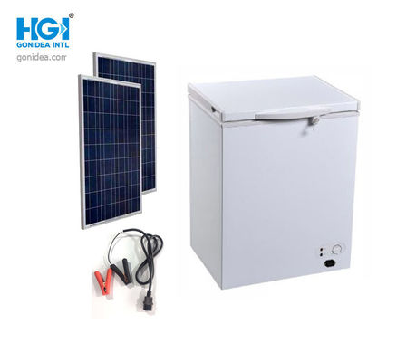 Gonidea 150AH hoạt động bằng pin Tủ đông năng lượng mặt trời 24V với khóa và chìa khóa