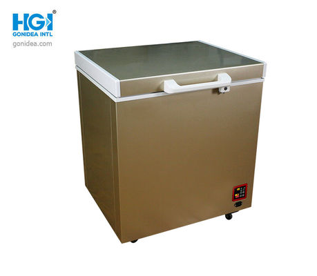 Gonidea 5.3cf Tủ đông năng lượng mặt trời thương mại ngoài trời 150 lít CFC Miễn phí với đèn Led
