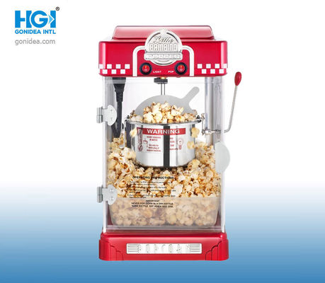 Máy làm bỏng ngô 9,8 * 11 * 18in màu đen cổ điển 2,5 Oz Chống va đập Chống nhiệt độ cao