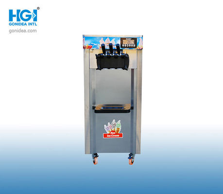 Máy làm kem mềm phục vụ bằng thép không gỉ thương mại SASO 110V 51.5in R22a
