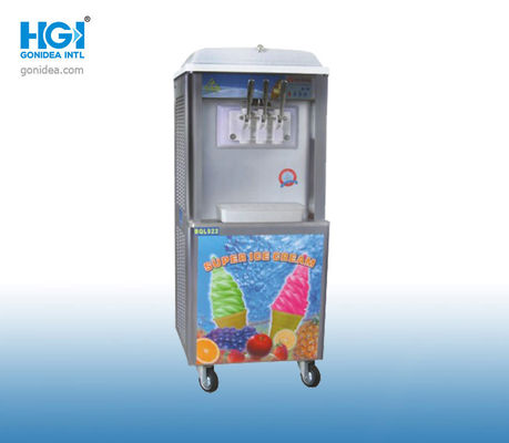 Máy làm kem cứng bằng thép không gỉ R404A Loại dọc